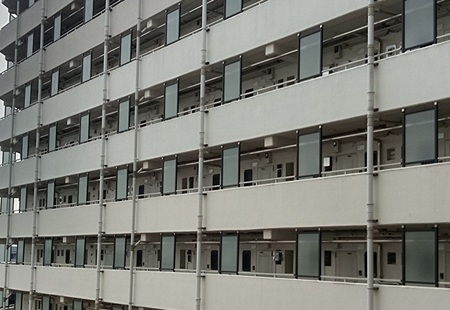 集合住宅での作業